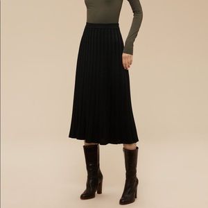 🌹 Aritzia Knit pleated Skirt